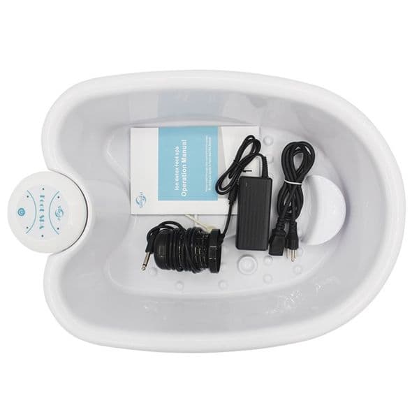 Home Mini Detox Foot Spa Bath Machine Cell Ion Cleanse device Ionic Detox Foot Bath Basin Array Aqua Spa Relax Massager