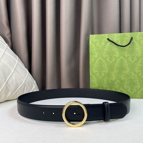 Fashion Belt Business Casual Accessories Designer Classics Never Go Out of Style Genuine Leather Belts for Man Woman Width 3.8cm 4 Options with Box