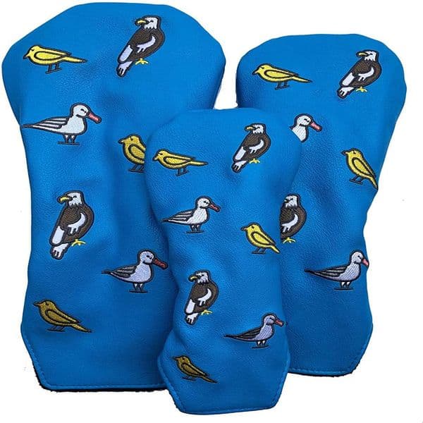 Many Styles PU Leather Golf Driver Fairway UT Headcover Putter Head Cover Blade Head Protector219a