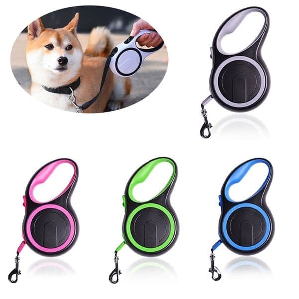 Long Strong Pet Leash For Large Dogs Durable Nylon Retractable Big Walking Leads Automatic Extending Rope LJ201112