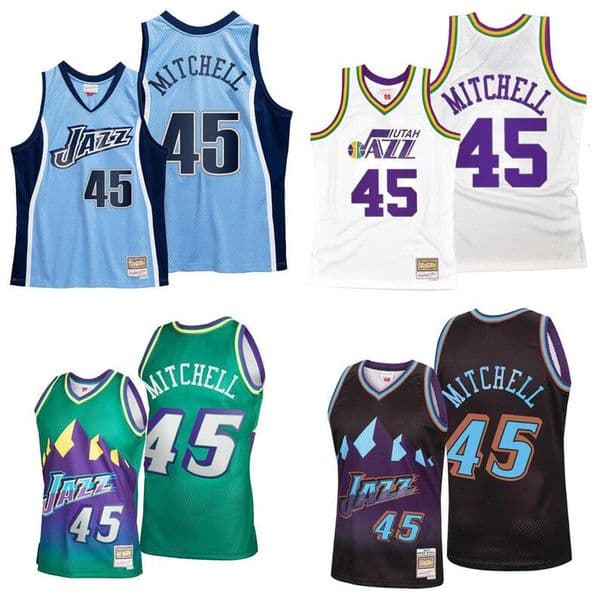 Ed 45 Basketball Jersey S-6XL Mesh Hardwoods Classics Retro Version Jerseys
