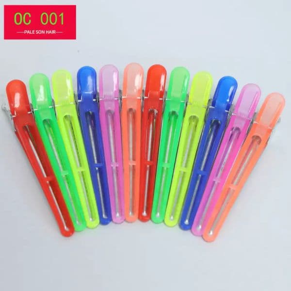Trends Korean Style Long Colored Hair Home Pins Beauty Women's Disposable Salon Duckbill Clip Simple Metal / Resin Free Delivery B2