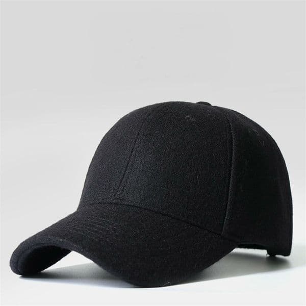 Man big bone large size hat cap Male Autumn and Winter Warm Wool Felt Hat Men Big Sizes Baseball Caps 50-60cm 60-64cm T200409