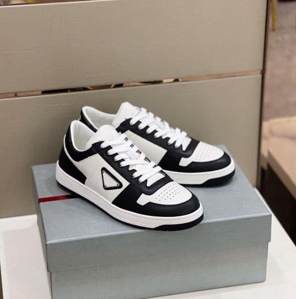 Men's Famous Designer Luxury Casual Shoes District Leather sneakers triangle Comfortable Breathable Low-Cut Flat Shoes trend 38-44