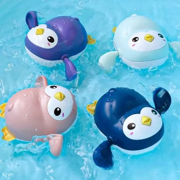 2026 New New Summer Bath Toys Shower Baby Clockwork Swimming Children Play Water Cute Little Duck Bathing Bathtub Toy For Kid Gifts Free Shipping E To
