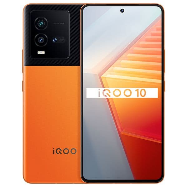 Original Vivo IQOO 10 5G Mobile Phone 8GB 12GB RAM 256GB 512GB ROM Snapdragon 8 Plus Gen 1 50.0MP AF NFC Android 6.78" E5 Full Screen Fingerprint ID Face Wake Smart Cell Phone
