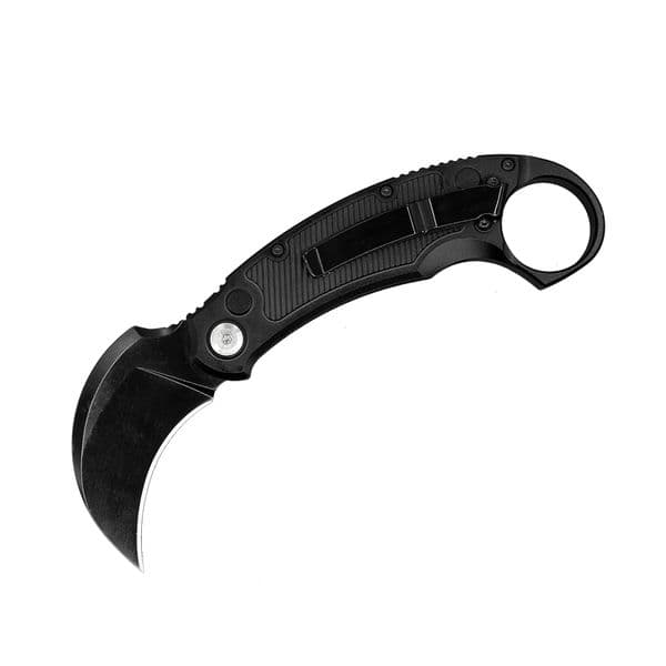 High pocket knife End knives Karambit Folding Claw Knife S35VN Black tactical knife Coating Blade CNC 6061-T6 Handle EDC Pocket