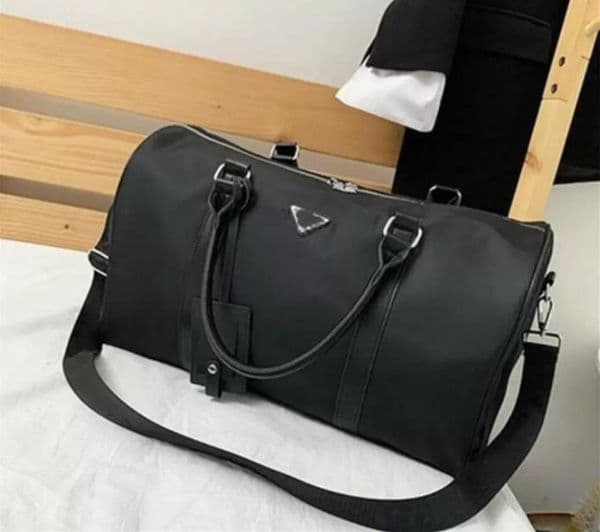 siness Travel Shoulder Leather Top Duffel Bag Tote