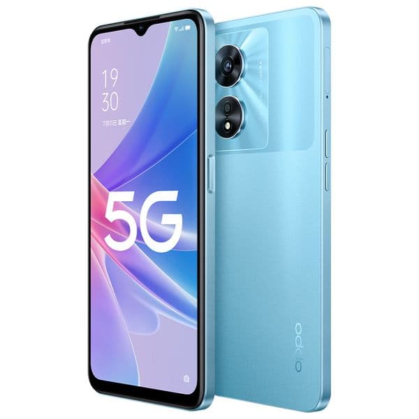 Original Oppo A97 5G Mobile Phone 12GB RAM 256GB ROM MTK Dimensity 810 Android 6.56" 90Hz Full Screen 48.0MP AI 5000mAh Face ID Fingerprint Smart Cellphone