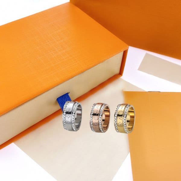 Stones Ring designer Fashion Rings Jewelry for Man Woman Unisex Gifts 3 Color Top quality