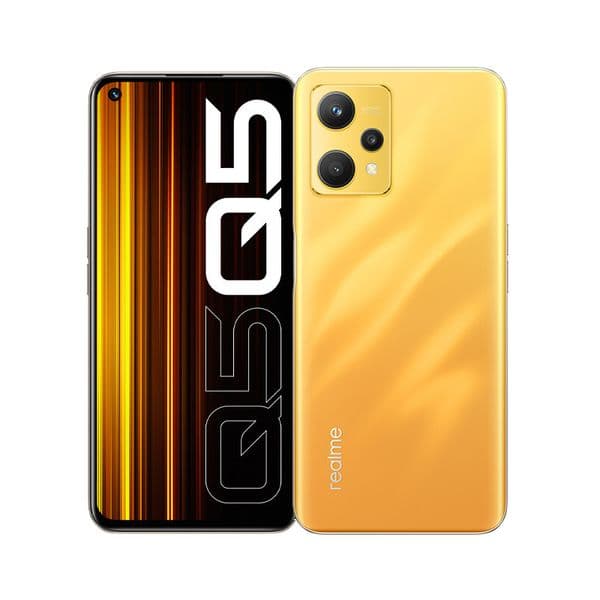 Original Oppo Realme Q5 5G Mobile Phone 8GB RAM 128GB 256GB ROM Octa Core Snapdragon 695 Android 6.6" 120Hz Big Full Screen 50MP 5000mAh Fingerprint ID Smart Cell Phone