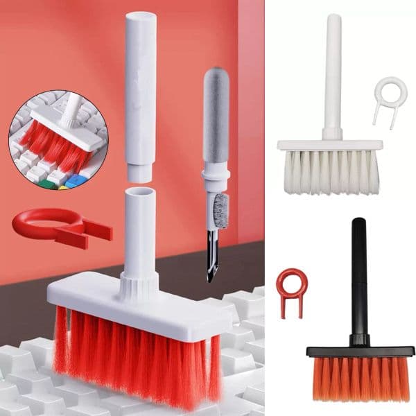 Keyboard Cleaning Brush Earbuds Cleaning Pen Computer Keyboard Cleaner Keycap Puller Kit for PC Earphone Cleaning Tools 0510