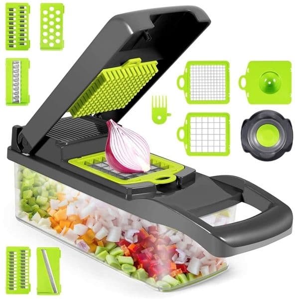 Vegetable Cutter Multifunctional Mandoline Slicer Fruit Potato Peeler Carrot Grater Kitchen Accessories Basket Vegetable Chopper 210318