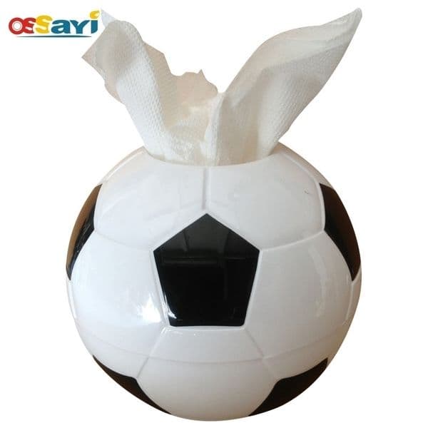 Creative Football Tissue Boxes Of Household Plastic Circular Sitting Room Toilet Kitchen Paper Box Y200328