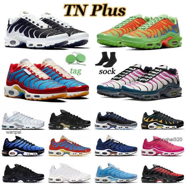 Tn Plus men Running Shoes Sneakers Triple White Black Hex Spider Web Club Crater Royal Hyper Blue University Red Persian Vi