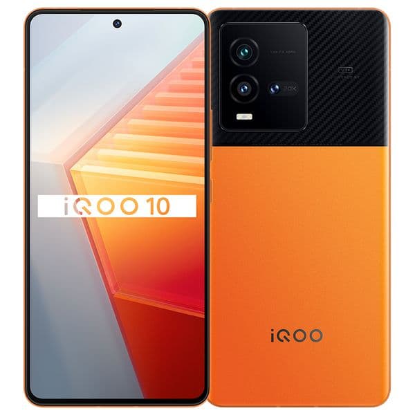 Original Vivo IQOO 10 5G Mobile Phone 8GB 12GB RAM 256GB 512GB ROM Snapdragon 8 50MP AF NFC Android 6.78" 120Hz AMOLED Full Screen Fingerprint ID Face Wake Smart Cellphone