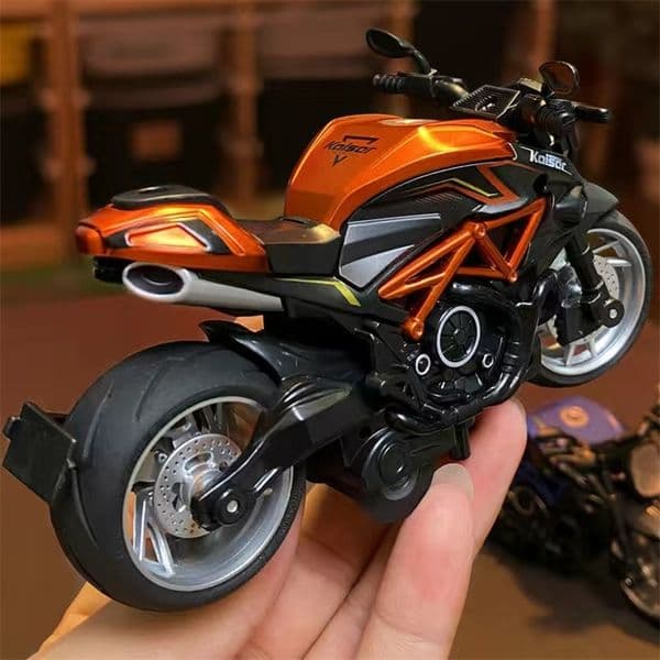 Plane Simulation Pull Back Alloy Car Model slot car Light Sound Effects Racing Motorcycle Collection Miniature Ornaments Car Track