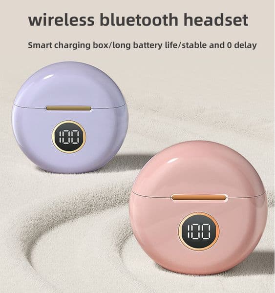 Wireless Headphones Tws Game Earphone For Android Cellphone Student Macron Color Semi-In-Ear Earplug Charge Box 260mah Portable HIFI Sound Headset Z260530