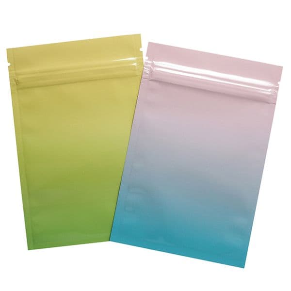 wholesale multi color Resealable Zip Mylar Bag Food Storage Aluminum Foil Bags plastic packing bag Smell Proof Pouches 100pcs/lot
