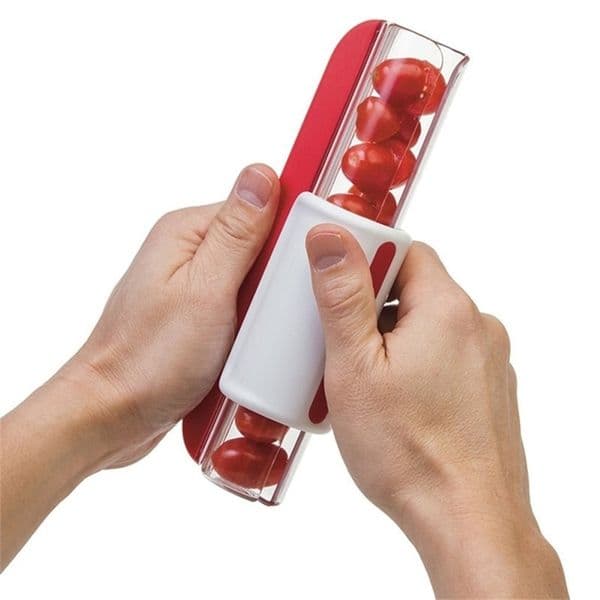 Multifunction Kicthen Tools Zip Slicer Tomato Grape Slicers Fruit Tools Fruit Cake Decoration 210319