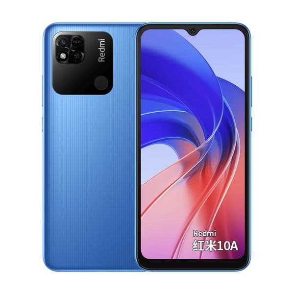 Original Xiaomi Redmi 10A 4G LTE Mobile Phone 4GB RAM 64GB 128GB ROM Octa Core Helio G25 Android 6.53" LCD Big Full Screen 13MP 5000mAh Face ID Fingerprint Smart Cell Phone