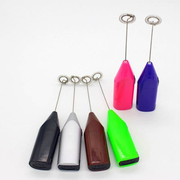 Milk Frother Electric Foamer Coffee Foam Egg Beater Stirrer Mini Portable Mixer Beverage Mixer Kitchen Whisk Tools Accessories Batidor De Huevos Con Espuma De Cafe