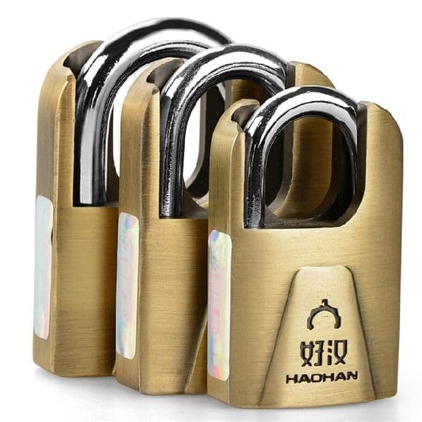 High Security Solid Steel Padlock waterproof Shear security windows warehouse door locks padlock 3 Keys CP251 201013