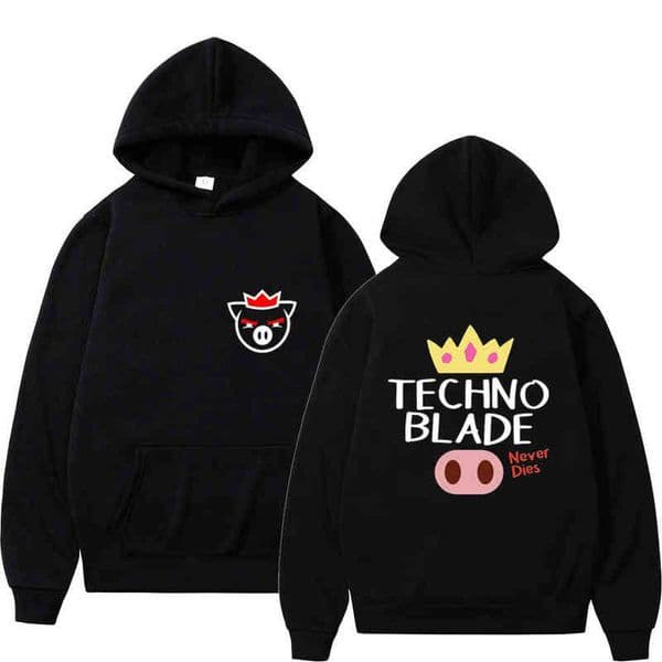 Rip Technoblade Men Hoodies Pullover Fleece Harajuku Women Sweatshirts Miss You clothes Male Hoody Streetwear Unisex Clothing