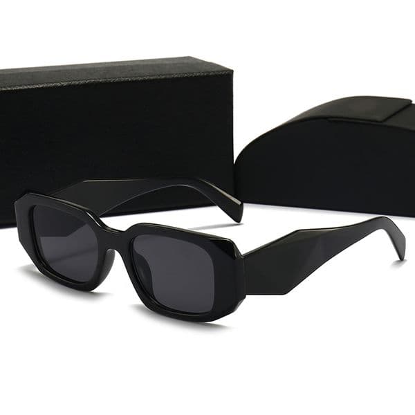 Wholesale luxury Sunglasses polaroid lens designer womens Mens Goggle senior Eyewear For Women eyeglasses frame Vintage Metal Sun Glasses Triangular signature