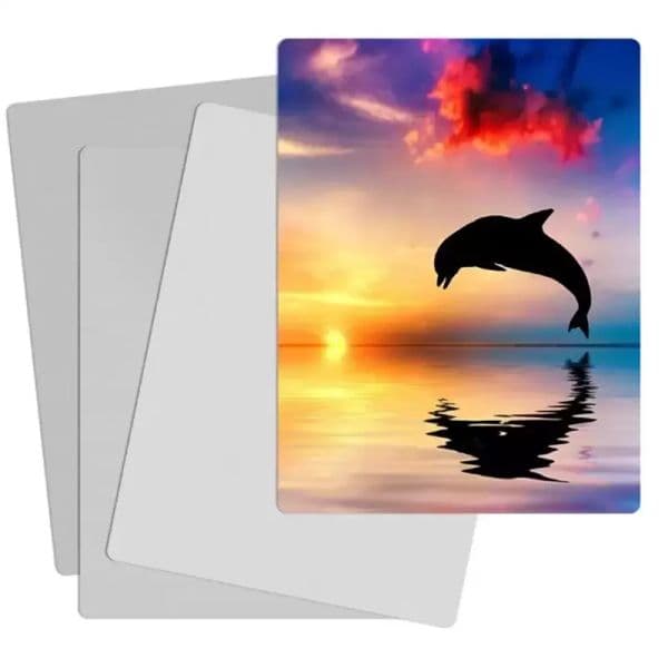Sublimation Blank Aluminum Photo Panel Printing Metal Painting Sublimate Sheet Disc Photo DIY Frame 20x30cm