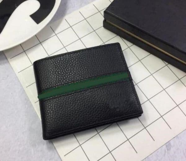 Men Animal Short Wallet Leather Black Snake Tiger Bee Wallets Women Long Style Luxury Purse Wallet Card Holders With Gift Box Top Quality