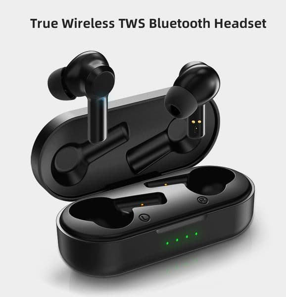 Wireless TWS Headphones Earphones For Noise-Cancelling type-C 400maH Charging Box Handsfree Auto Pairing Music Bass Earbuds Z260530