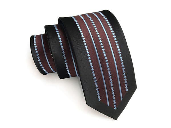 Silk Slim Men Ties Fashion 6cm Skinny Stripe Dot Floral Neck tie for men Woven Formal wear business wedding party 31