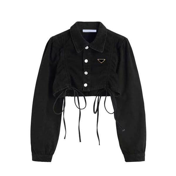 Women's Denim Jacket, Slim Fit Button-Down Jean Coat For Spring And Autumn