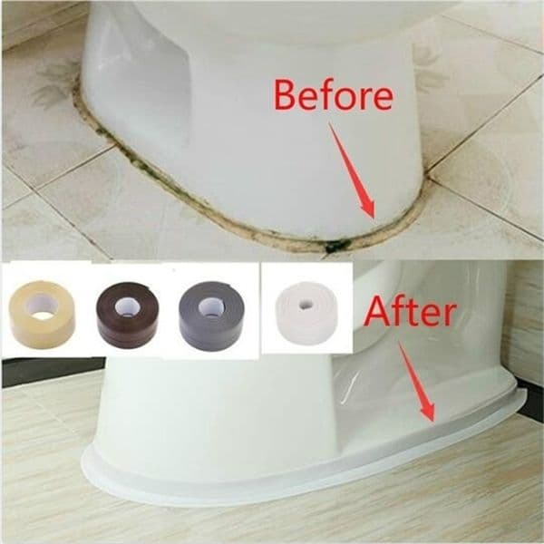 PVC Material Sink Stove Crack Strip Kitchen Bathroom Bathtub Corner Sealant Tape Waterproof 220727