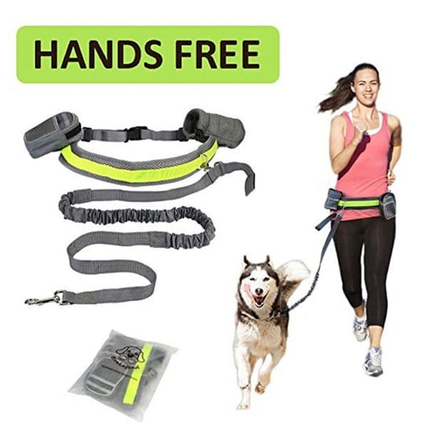 Dog Leash Running Nylon Hand Freely Pet Products Dogs Harness Collar Jogging Lead Adjustable Waist Leashes Traction Belt Rope 201101