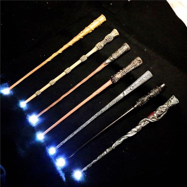 Magic Wand Creative Cosplay s 21 Upgraded Resin Glowing Magic Wands Gift Box240v