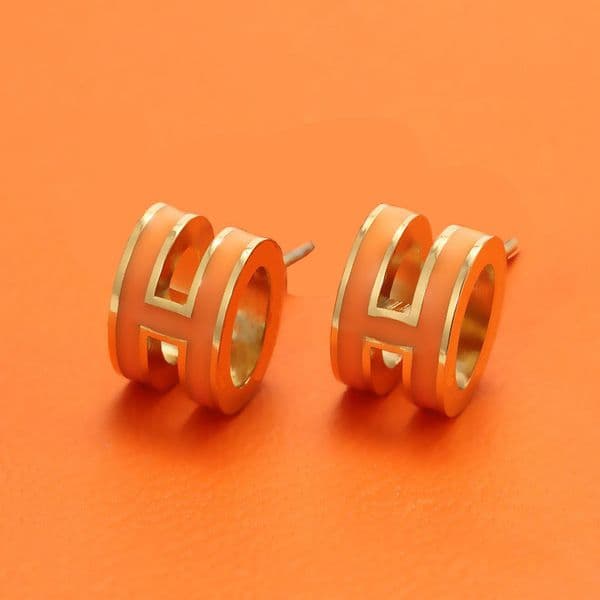 Luxury H Gold Earrings Women Orrous Girls Ear Studs Designer Jewelry Earring Valentine Day Gift Engagement for hnessdesigner fashion Bride bfe Q260513