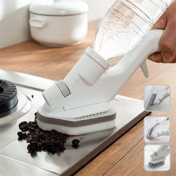 4Pcsset Kitchen Cleaning Tools Sponge Wipe Window Wiper Glass Cleaner Brush Multifunctional Sprayable Cleaning Tools Wiper 201214