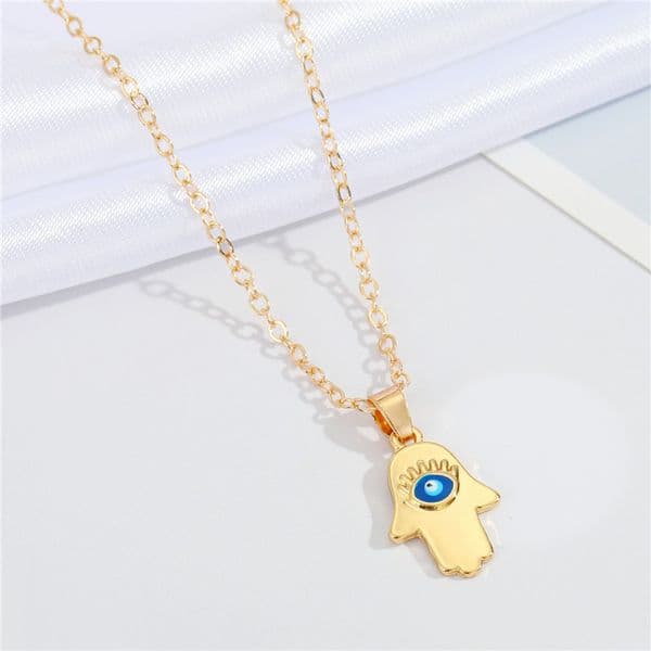 New Devil Eyes Pendant Necklace Good Lucky Resin Evil Eye Necklaces for Women