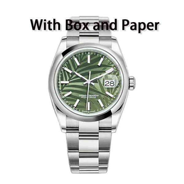 41MM/36MM Men's Automatic Watches With Box stainless steel Luminous Sapphire waterproof wristwatches Luxury Calendar/Date wristwatches