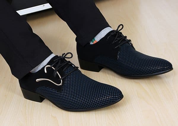 New Spring men leather shoes fashion pointed toe men Pu leather shoes male Casual flat Oxford shoes