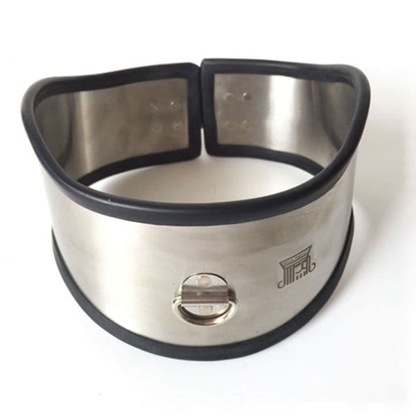 2026 New Newest Female/Male Stainless Steel Neck Collar Sex Toys Adult Sexy Bondage Products Silver Color J1419 Free Shipping