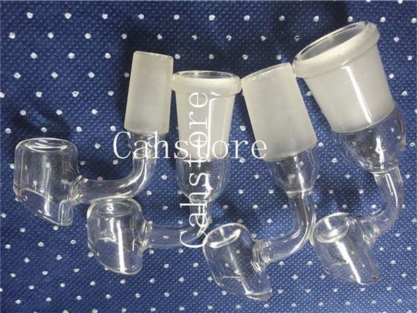 2016 Glass Trough Domeless nails Both male and female 18.8 mm / 14.5 mm Trough Glass nail Domeless Glass bange For Glass Bong