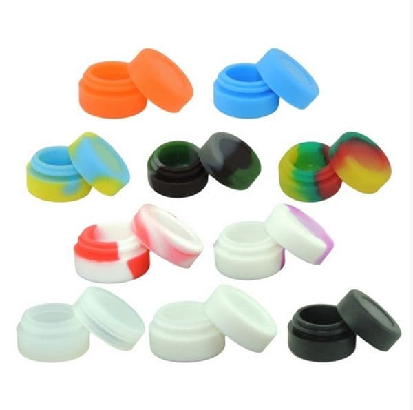 Storage Jar Silicone NO Stick Silicon Jars Container For Wax Smoking Accessories