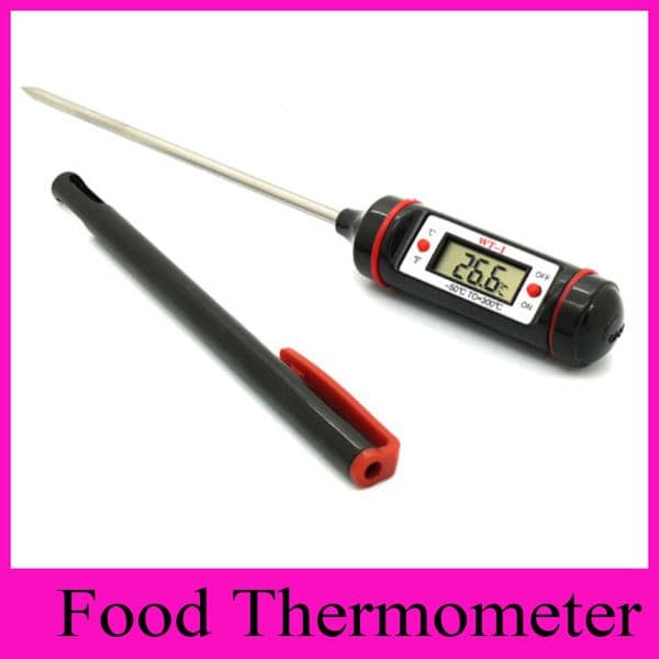 WT-1 Food Thermometer Digital Thermograph Pen Needle Probe Type Electronic Kitchen Temperature Meter Barbecue Liquid Oil thermometer