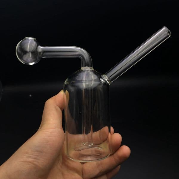 4.5inch Glass Oil Burner Bubbler Water Bong Small Glass Pipes Bubbler Dab Rig Oil Rigs for Smoking Pipe Mini Heady Beaker Bong