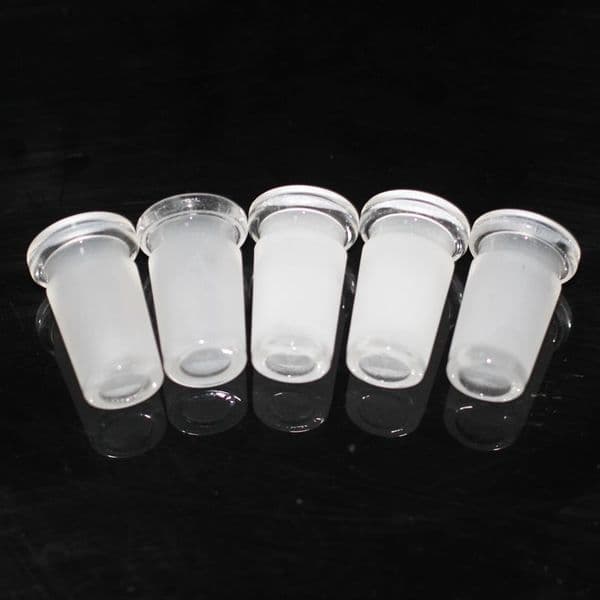 2 styles Glass adapter Reducer 18MM MALE TO 14MM FEMALE LOW PROFILE ADAPTER converter glass adapter for water pipe glass bong