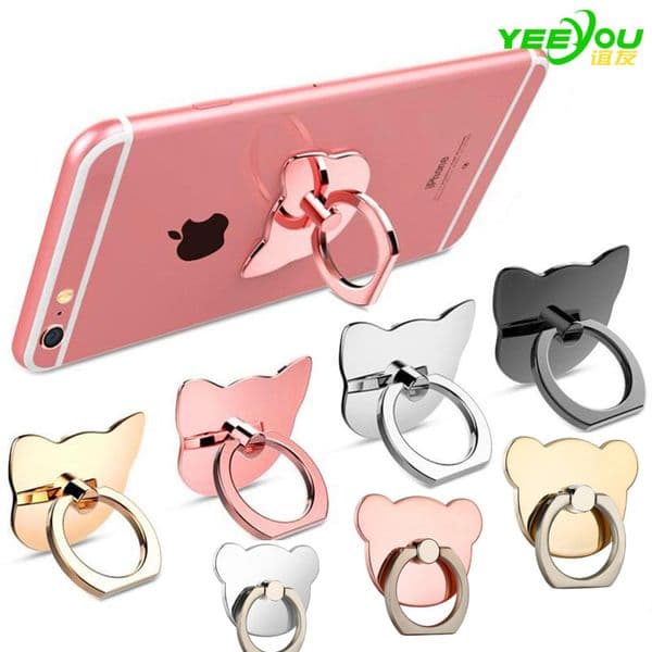 Universal Plastic Finger Grip Ring Holder Lazy Buckle 360 Degree Mobile Phone Folding Stand For Iphone XS Max Huawei Xiaomi Expanding Bracket