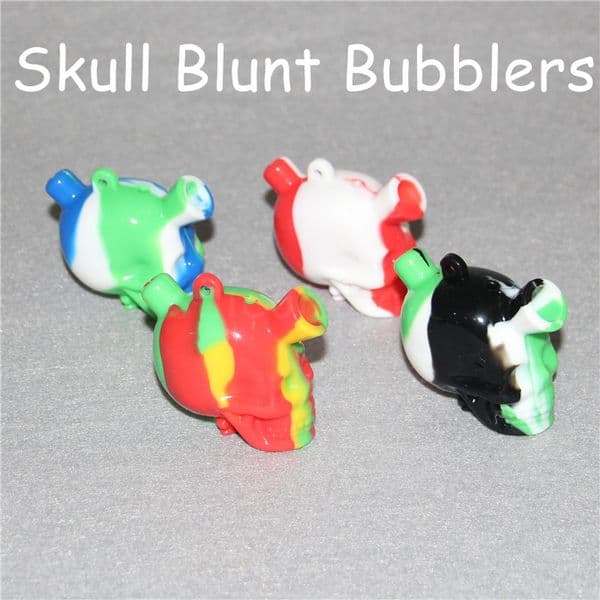 hot sell Silicone blunt Bong Joint bubbler blunt small Travel mini bongs water pipe small pipes silicone blunt tips